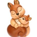 THUN - "COPPIA SCOIATTOLO DIVA CON CUCCIOLO"