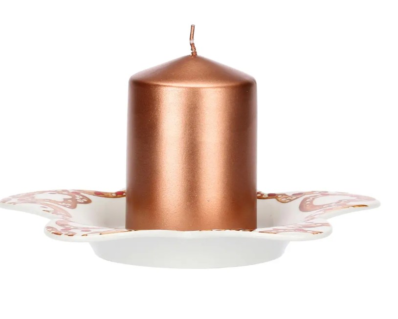 T10658639P00-3 THUN - "PIATTINO A STELLA CON CANDELA" - immagine 1