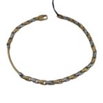 Bracciale Oro bicolore con piastra