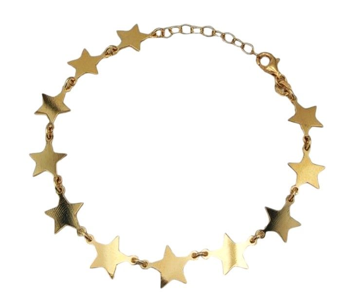 bracciale-dorato-con-stelle-38 Bracciale dorato con stelle - immagine 1