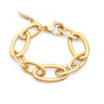 Bracciale  Maglia Ovale Bold Dorato