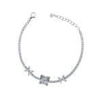 bracciale tennis in argento