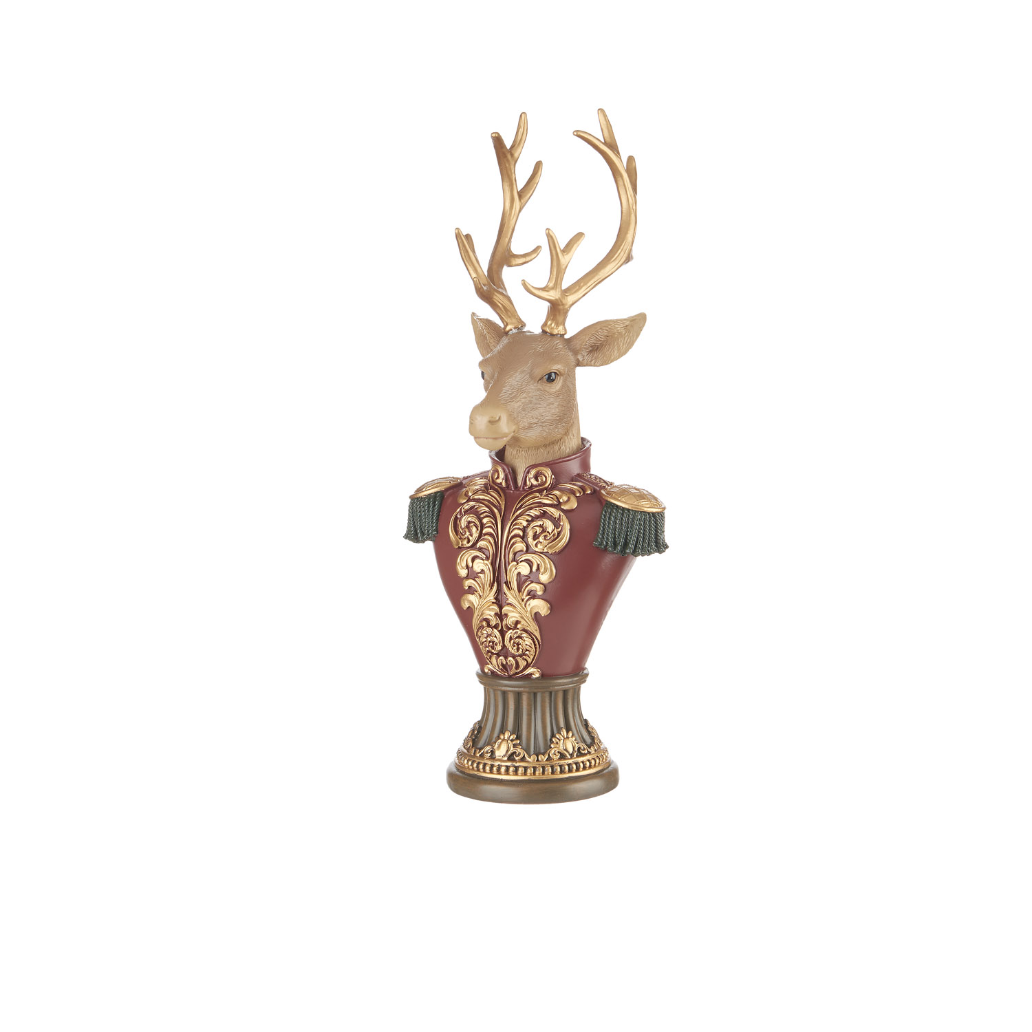 busto-renna-1 L'OCA NERA - " ROYAL WOODS / DA APPOGGIO" busto renna - immagine 1