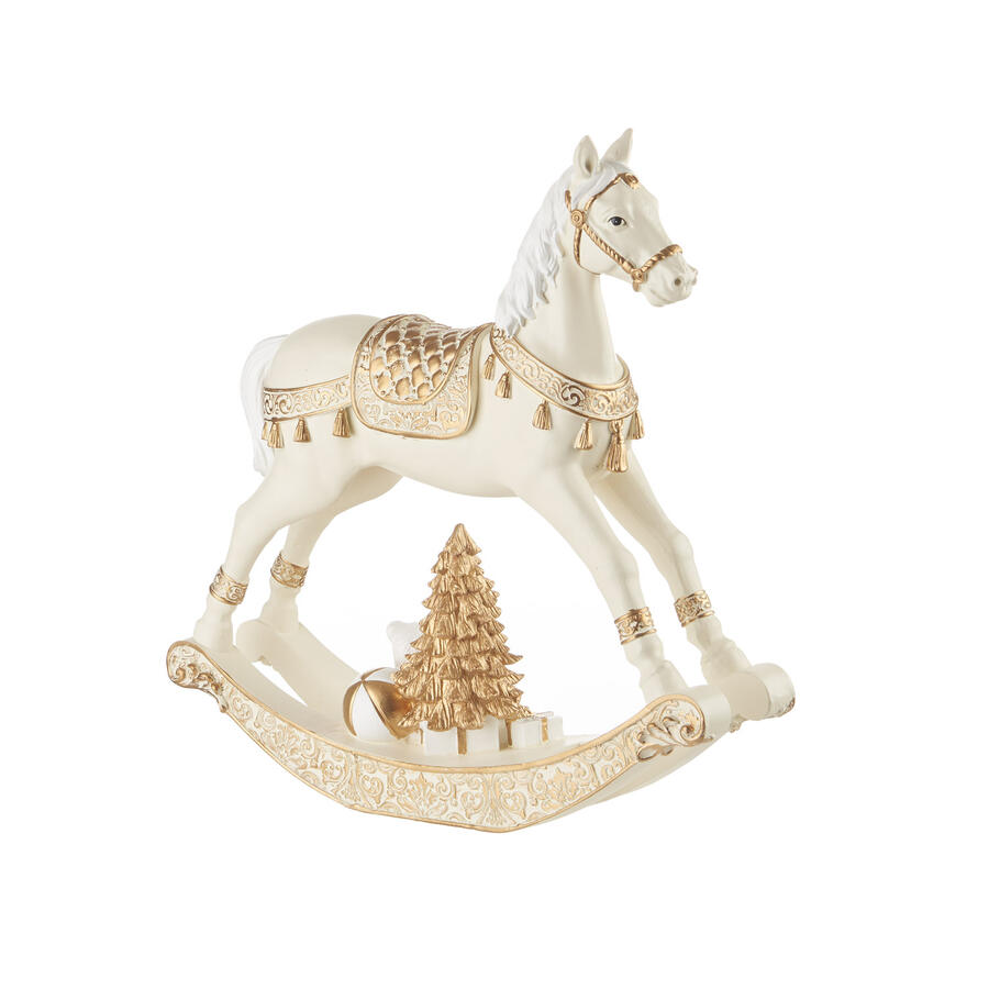cavallo-a-donodlo-1XM1007.11-1 L'OCA NERA - "GRAND NOEL - CAVALLO A DONDOLO GRANDE" - immagine 1