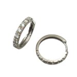 Orecchini Cerchi 14 Diamanti