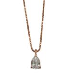 Girocollo Diamante Goccia