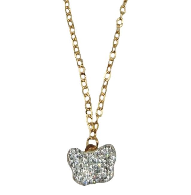 collana-farfalla-zirconata-38 Girocollo Oro Farfalla Zirconata - immagine 1