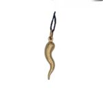 Pendente Corno oro medio