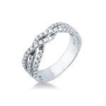 Anello Visconti Fascia Intrecciata