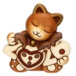 THUN - Gatto buon anno 2026 Marrone