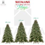 NATALUNA - "MAGIC" Albero di Natale sintetico, disponibile in 2 misure