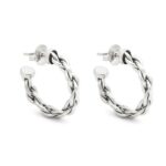 Orecchini Cerchio Catena Piccoli