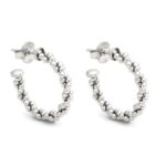 Orecchini Cerchio Treccia Piccoli