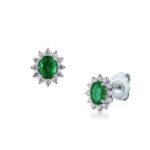 Orecchini Visconti Smeraldi Contorno