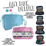 TINTA UNITA Art Box TintaUnita Deluxe Glitter Rosa 174 Pz. Pastelli  Brush Pen + Accessori