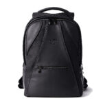 INTEMPO Zaino Office Velvet Similpelle e Microfibra Colore Nero