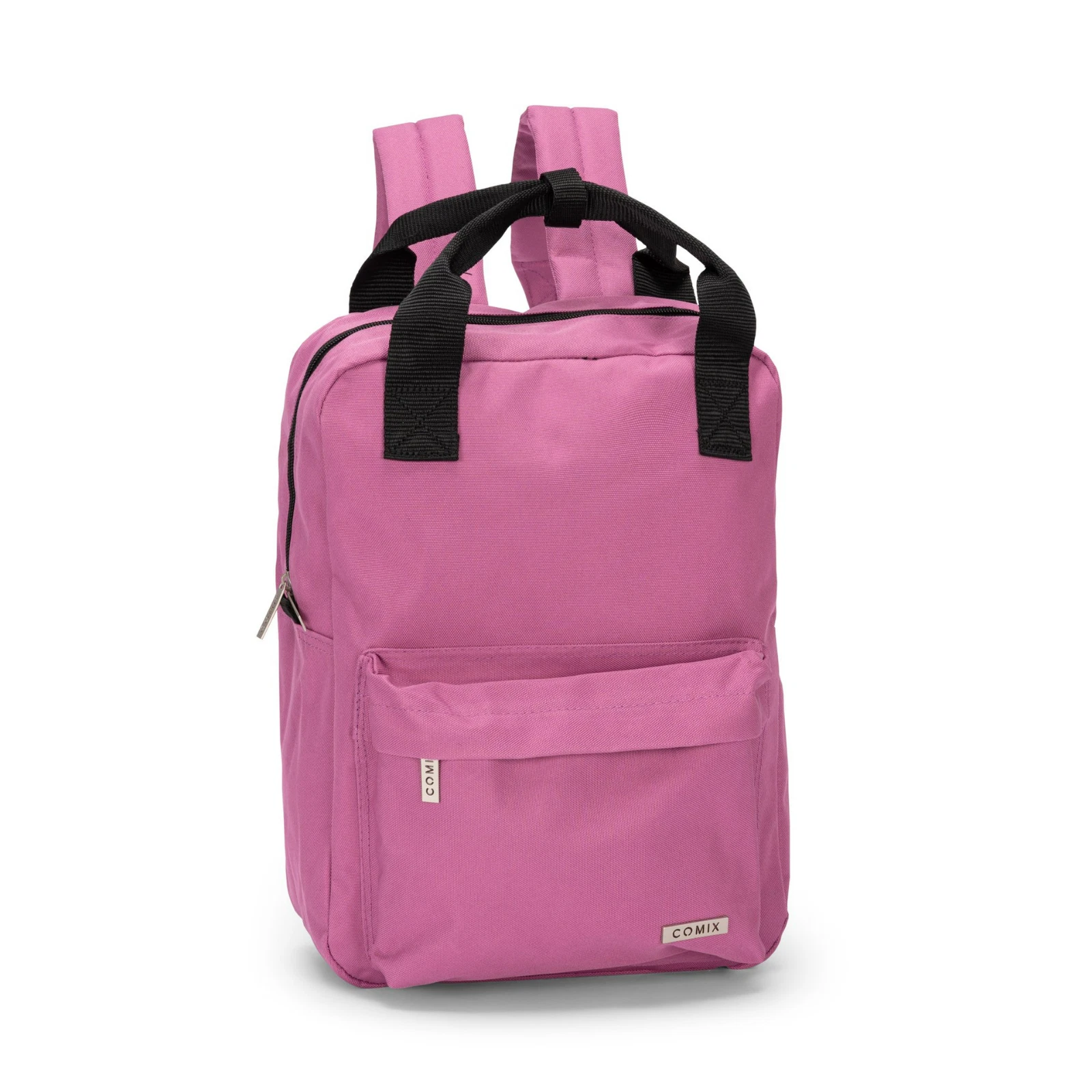 s-l1600-4 COMIX Zaino Rectangulat BackPack Monocolore Mauve Scuola e Tempo Libero - immagine 1