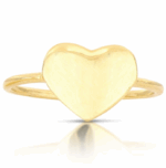 Anello Oro Cuore Lucido - immagine 2