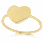 Anello Oro Cuore Lucido