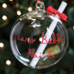 Pallina Caro babbo Natale con lettera di Simple Day