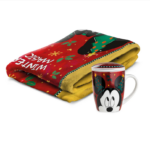Set plaid+tisaniera Winter Magic Mickey Mouse di Egan