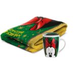 Set plaid+tisaniera Winter Magic Minnie Mouse di Egan