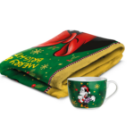 Set plaid+tazza colazione Winter Magic Minnie Mouse di Egan