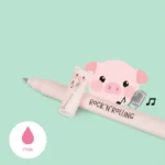 LEGAMI MILANO Penna Gel Cancellabile Farm Sweet Farm Maiale Colore Rosa