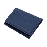 TECHMADE Etres Smart Wallet Classic Collezione Saffiano Blue