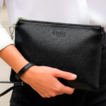 TECHMADE Etres Handbag Black in Similpelle con Zip e Tracolla - immagine 9